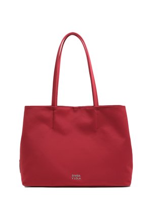 Bolso shopping - rojo oscuro