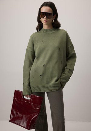 DETAILED - Svetrík - mint