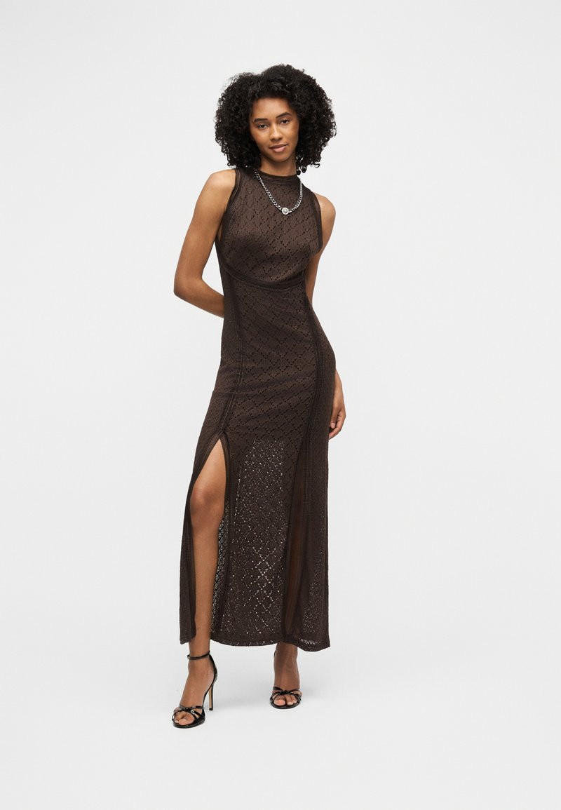 betsy adams dress Shayla Metallic Jersey Corset Dress