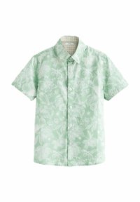 Next - SHORT SLEEVES PRINTED - REGULAR FIT - Skjorta - green Miniatyrbild 1