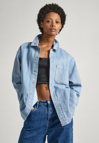 Pepe Jeans - RIVER  STRIPE - Overhemdblouse - denim Miniatuurafbeelding 1