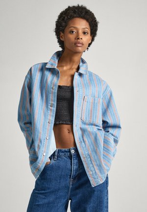 Pepe Jeans RIVER  STRIPE - Hemdbluse - denim