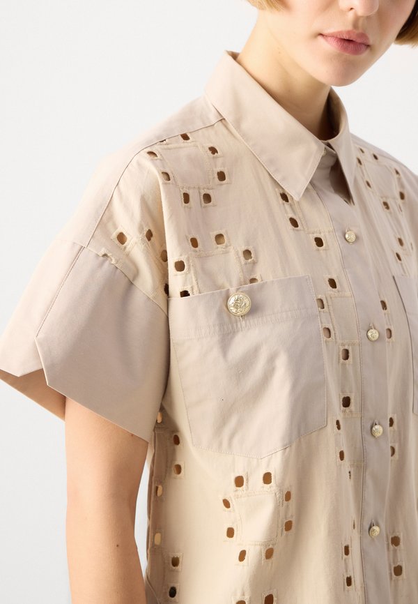 COTNY SHIRT - Button-down blouse - feather gray2