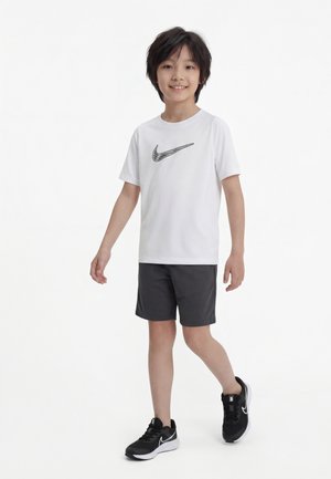 Nike Performance SHORT SLEEVE - Sport T-shirt - white/black