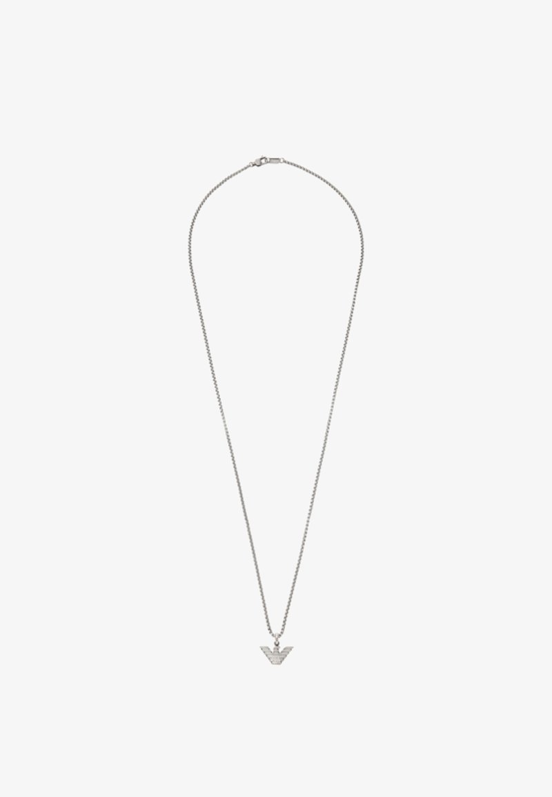 Emporio Armani EMPORIO ARMANI MEN'S STAINLESS STEEL PENDANT NECKLACE, EGS3169040 - Halskæder - silver-coloured
