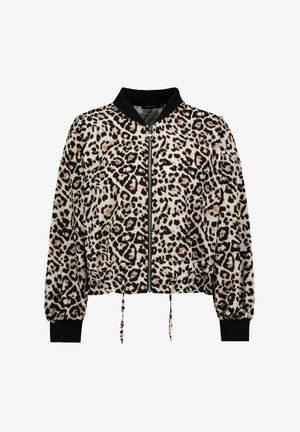 Sublevel GEMUSTERTE MIT REISSVERSCHLUSS UND BÜNDCHEN - Bomberjacke - schwarz