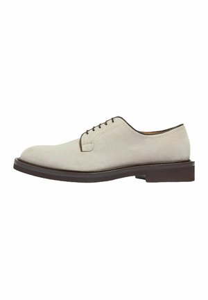 HARRY - Stringate - sand suede