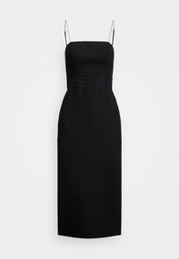 SLEEVELESS WOOL COCKTAIL DRESS - Kokteilikleit/peokleit - black