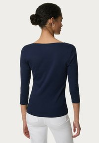 Marks & Spencer SLIM FIT - Langarmshirt - navy
