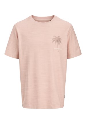 Jack & Jones PREMIUM, JPRBLAEMMETT TEE - T-shirt imprimé - misty rose