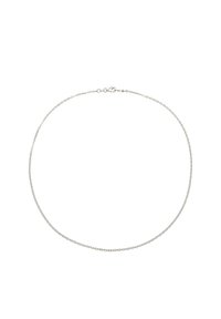 Sølvkæde med fine led, der har en enkel lås. Glat tekstur, letvægtsdesign, velegnet til lag-på-lag eller solo brug.