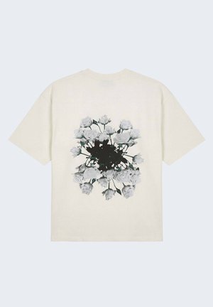 Project X Paris, SILENCE CENTRAL - T-shirt con stampa - crème camel