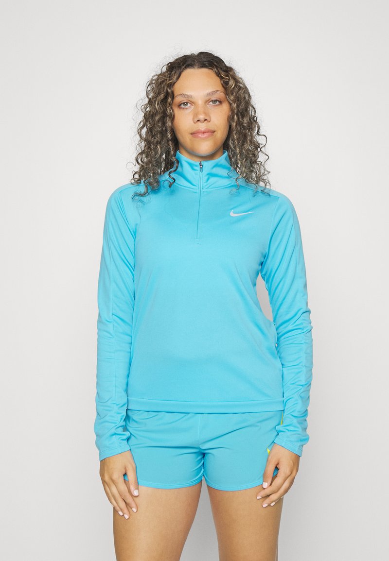 Nike Performance PACER Long sleeved top baltic blue/blue Zalando