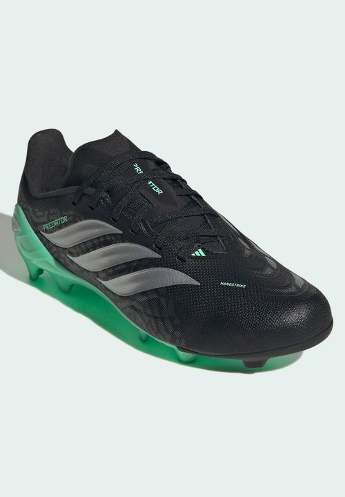 adidas PREDATOR LEAGUE FIRM GROUND KIDS UNISEX - Firm-ground football boots - core black silver metallic pulse mint — foto 2