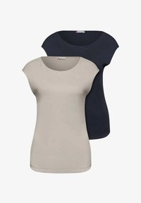 Sélectionné, shadowed navy timeless beige