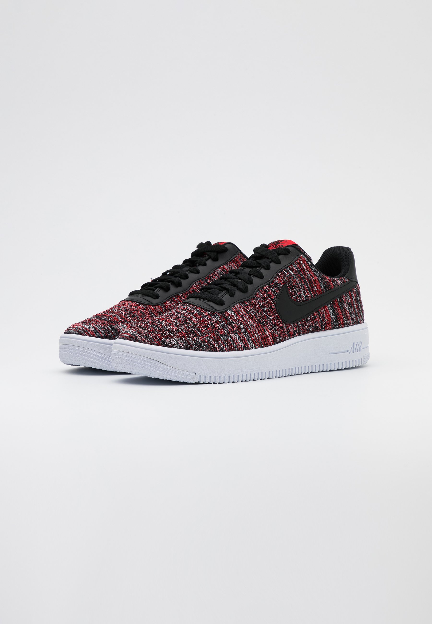 AIR FORCE FLYKNIT Sneakers university redblackwolf greywhite AIR FORCE FLYKNIT Sneakers university redblackwolf greywhite