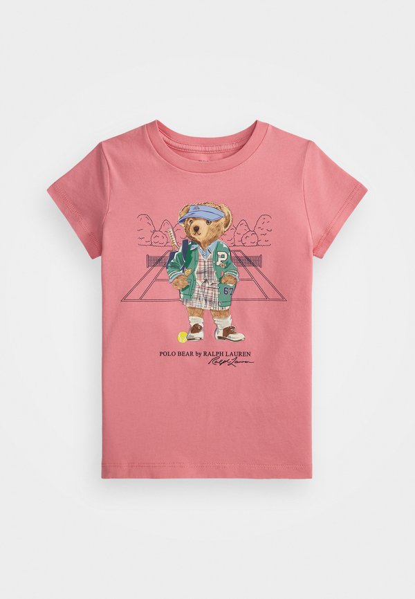 POLO BEAR COTTON JERSEY T-SHIRT - Print T-shirt - faded peony