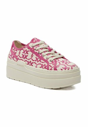 Pinko GRETA LOVE BIRDS MONOGRAM - Sneakers basse - pink