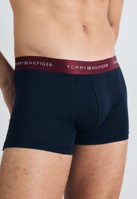 Tommy Hilfiger SIGNATURE TRUNK METALLIC 3 PACK - Boxer briefs - deep rouge/pri red/lazuli blue