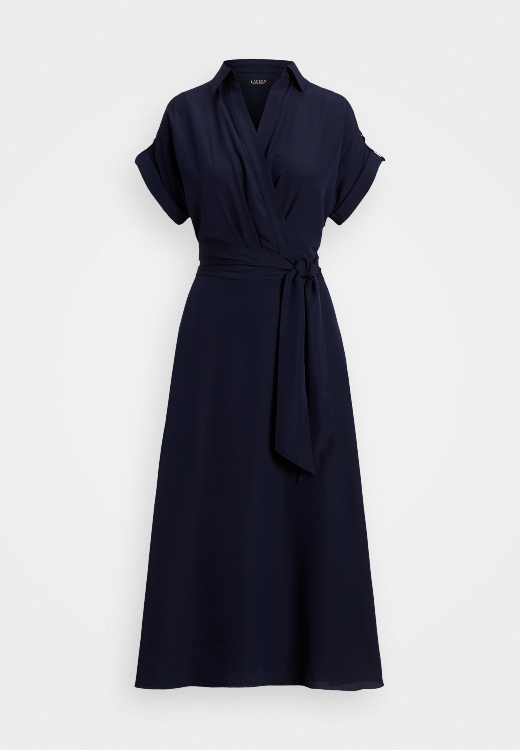 Ralph Lauren イブニングドレス LIGHTHOUSE NAVY LAUREN Ralph Lauren Twist-Front Jersey Dress Lighthouse Navy