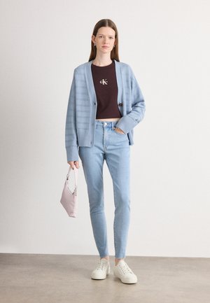 MID RISE SKINNY - Jeans Skinny - robins egg