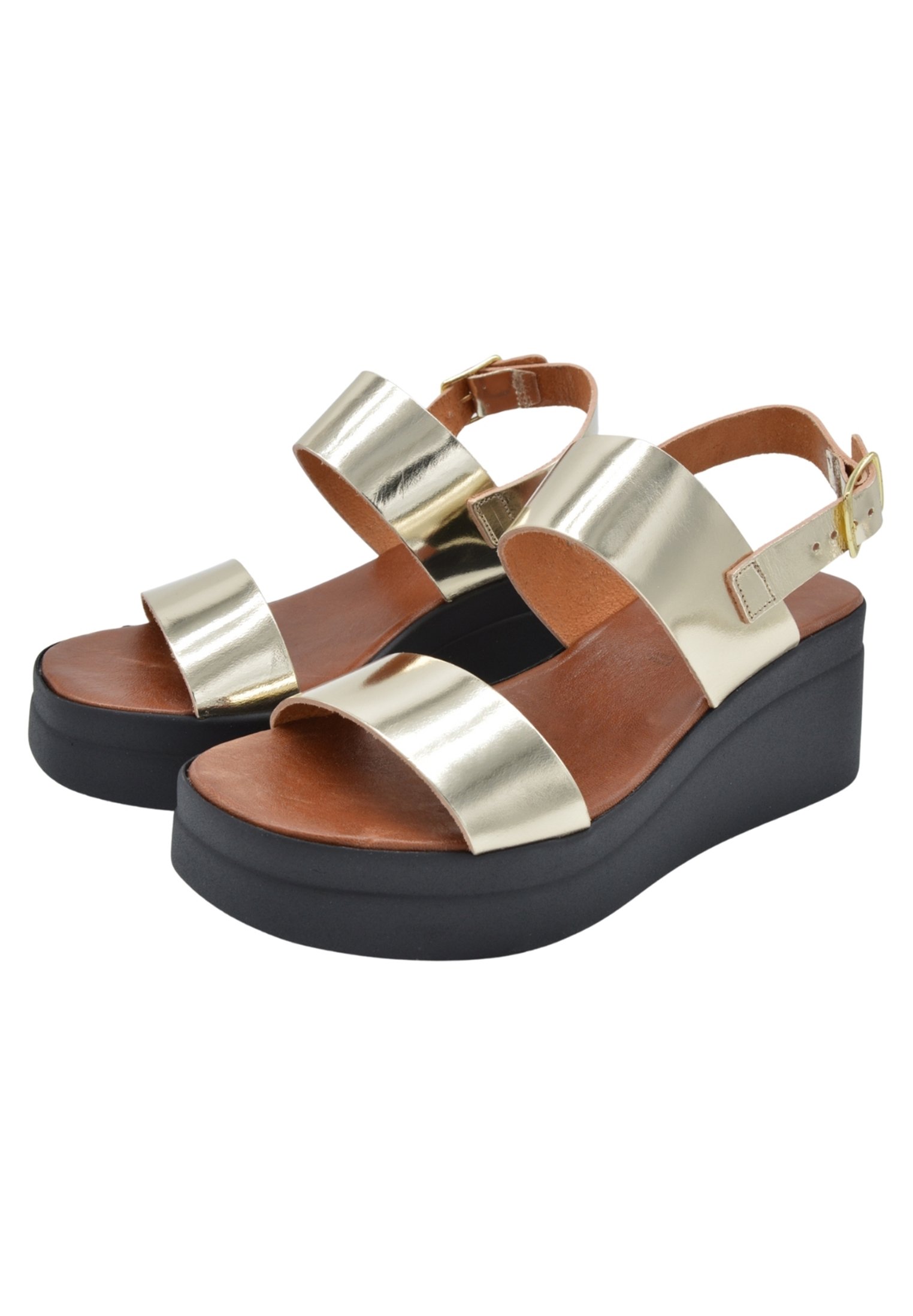 Drudd Italia Sandali con zeppa - gold/dorato - Zalando.it