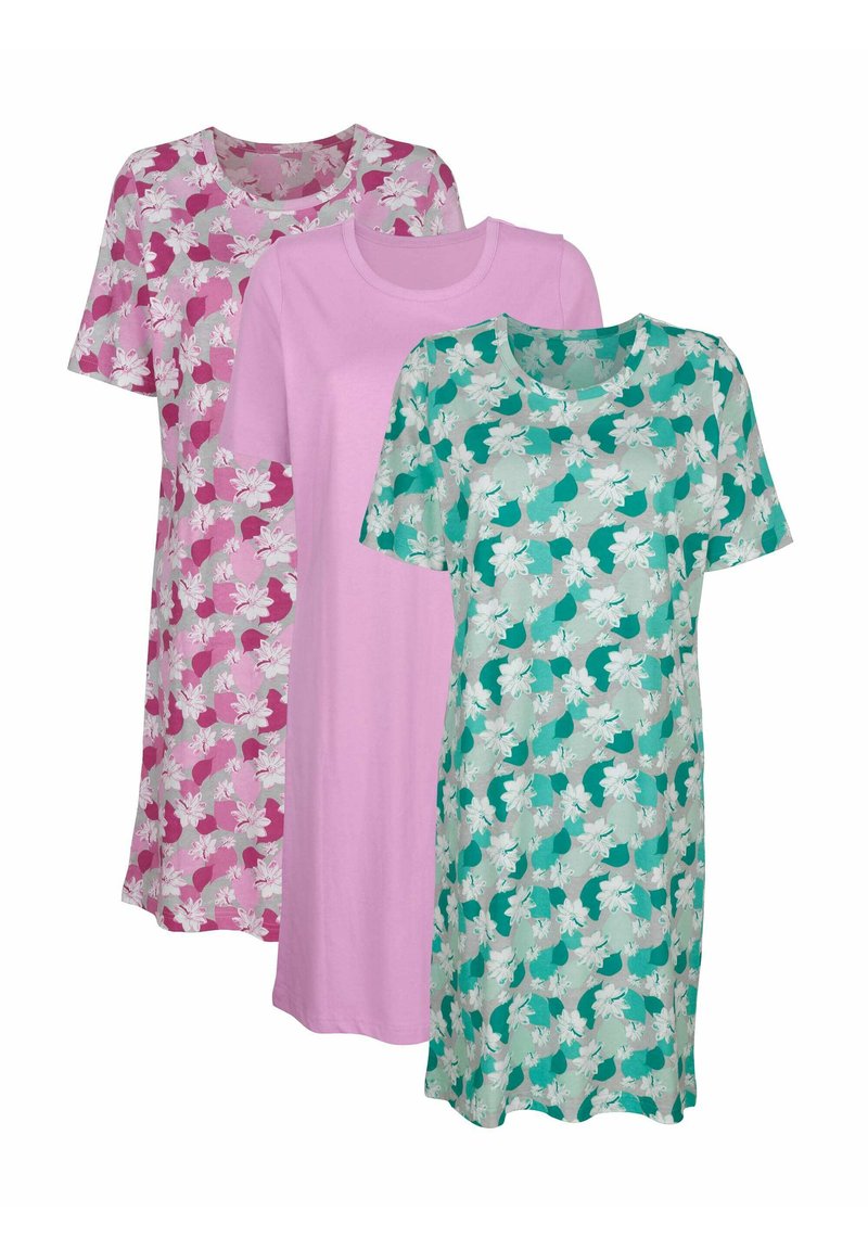 Damen Nachthemden | Harmony 3ER PACK Nachthemd hellrosa,cyclam,mintgrün/pink - UU93194 Damen Nachthemden | Harmony 3ER PACK Nachthemd hellrosa,cyclam,mintgrün/pink - UU93194