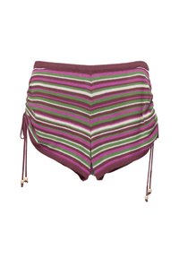 STRIPED - Pantaloni sportivi - dark red