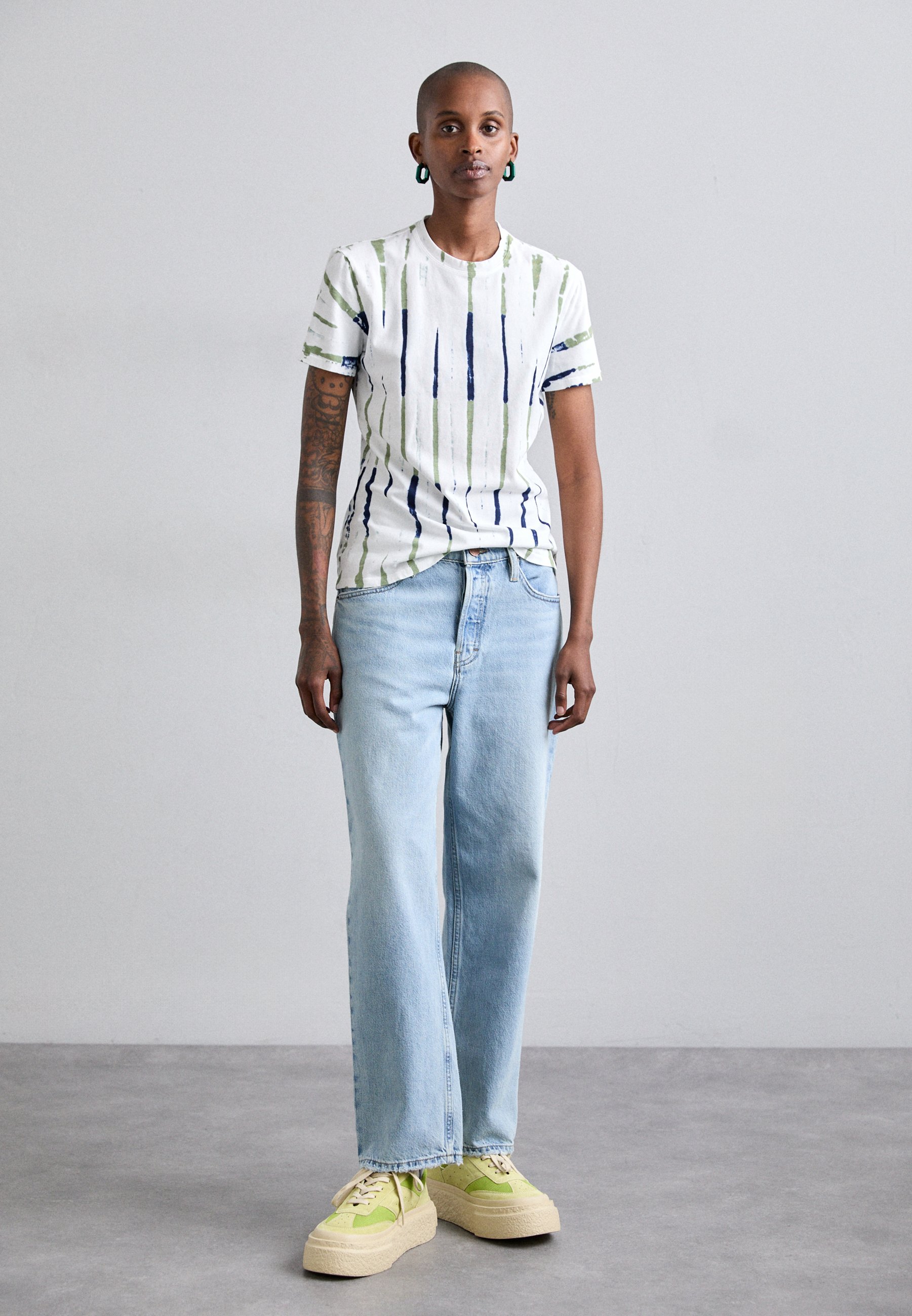 PROENZA SCHOULER ベーシックTシャツ Proenza Schouler White Label FINLEY IN STRIPE TIE DYE