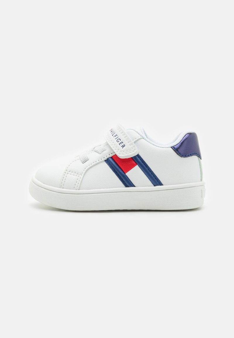 Tommy Hilfiger LOGAN UNISEX - Baskets basses - white/blue
