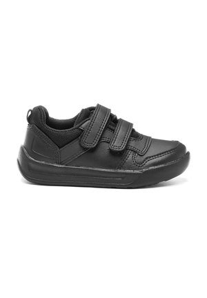 Wide Fit Lace-Up Trainers - Sneaker low - black strap touch fasten