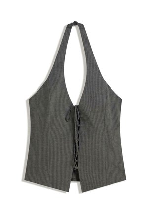 HALTER - Blúzka - grey