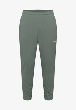 Leichte, dehnbare Hosen in olivgrün mit elastischem Bund, seitlichen Taschen und slim fit Design. Mit Logodetail.