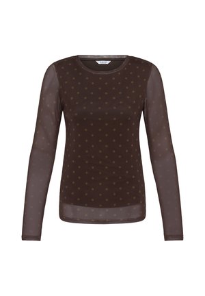 b.young, BYLONG - Blouse - sepia dots