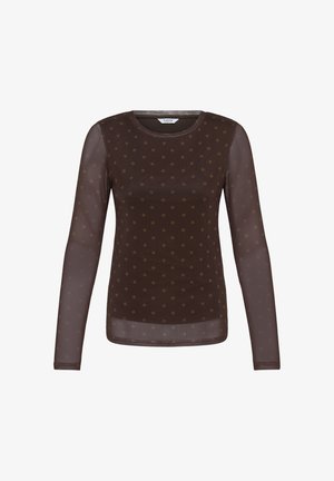 b.young, BYLONG - Bluse - sepia dots