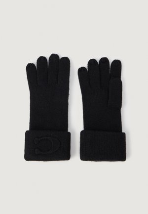 EMBOSSED GLOVE UNISEX - Mănuși - black