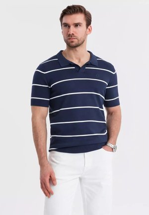 SET OF 3  - Polo - dark blue white