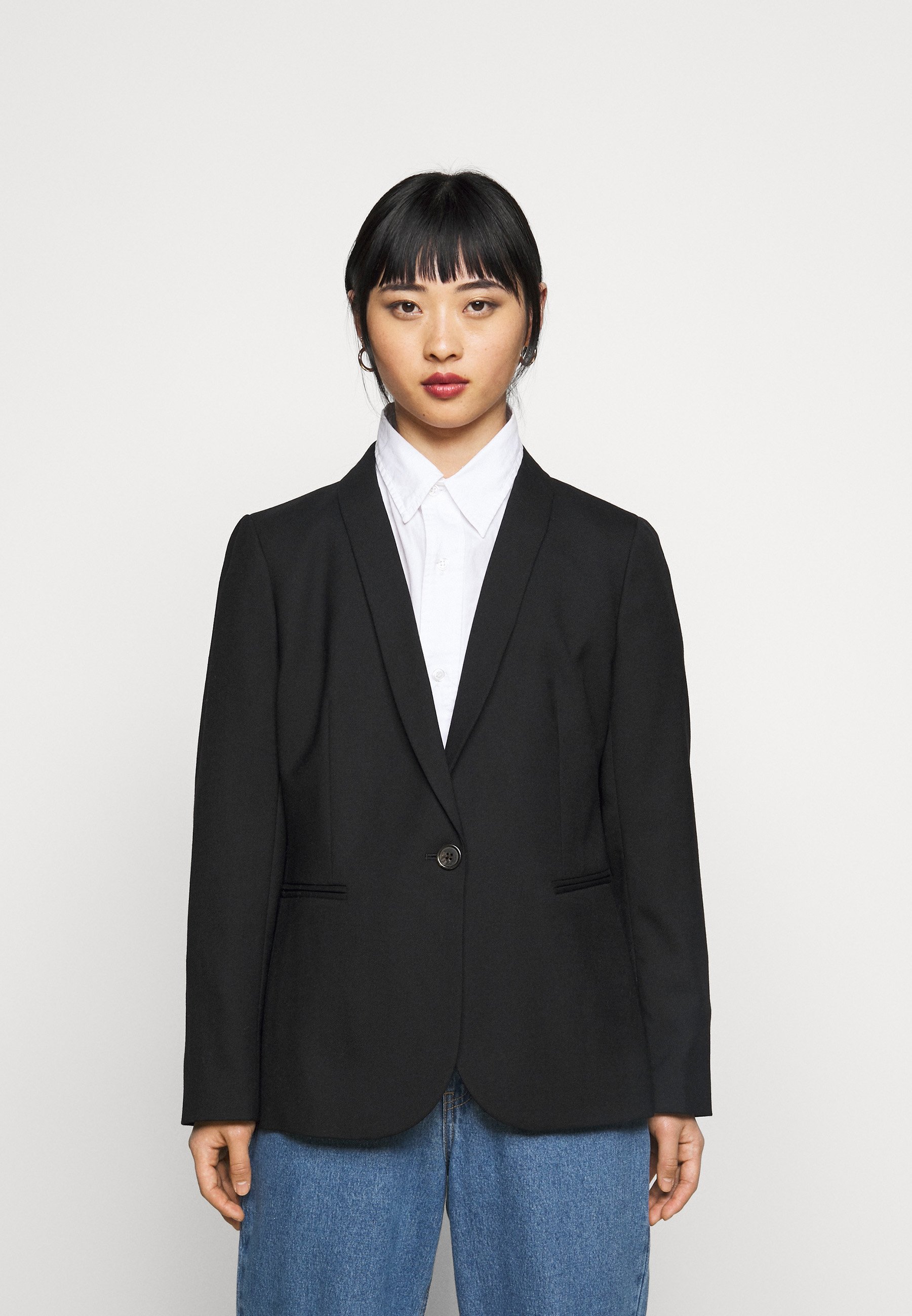 j crew black blazer