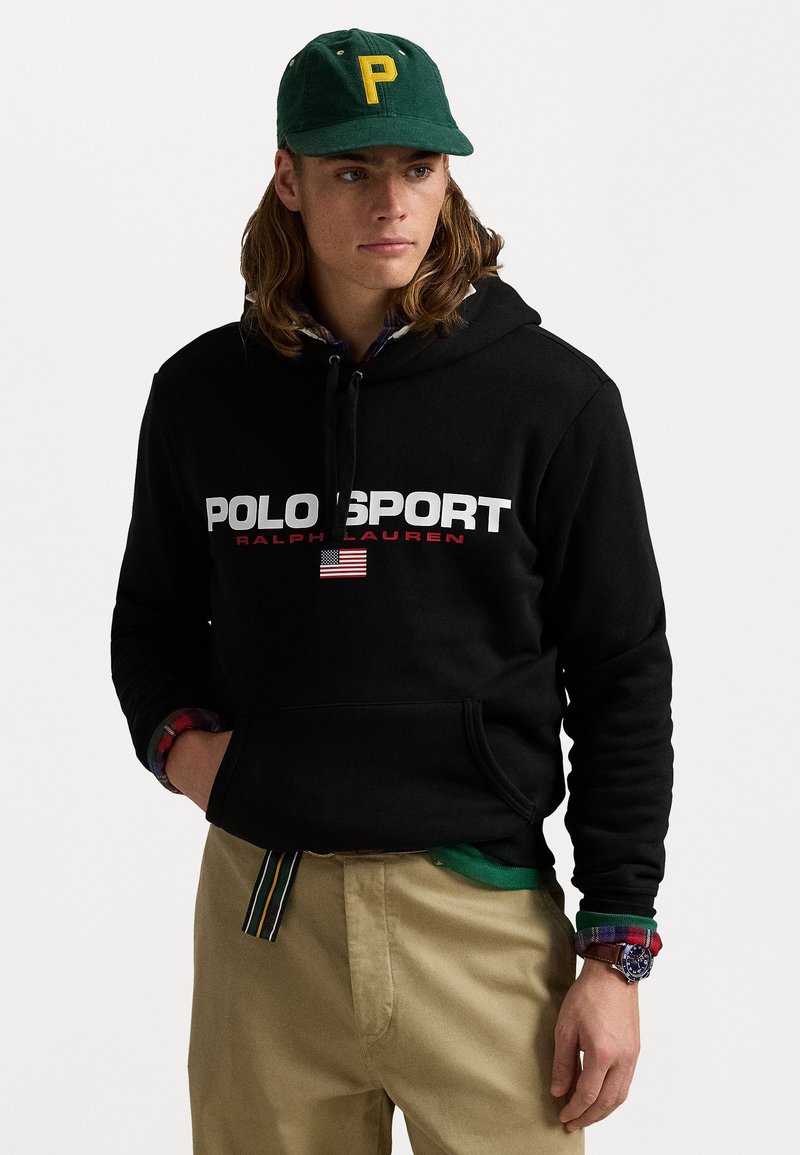 Polo Ralph Lauren POLO SPORT HOODIE UNISEX - Hanorac - black/white