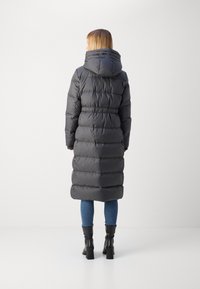 Marc O'Polo LONG COAT FEMININE SHAPE WITH HOOD - Untuvatakki - light graphite