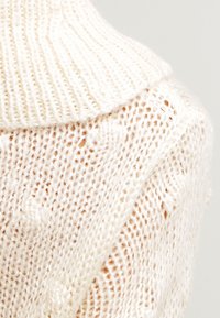 VILA Stickad tröja - beige