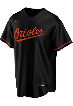 Nike Performance, BALTIMORE ORIOLES ALTERNATE BASEBALL  - Camiseta deportiva - black