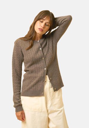 ROUND NECK - Kofta - heather taupe