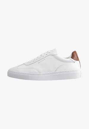 GANT MC JULIEN - Trainers - white/cognac