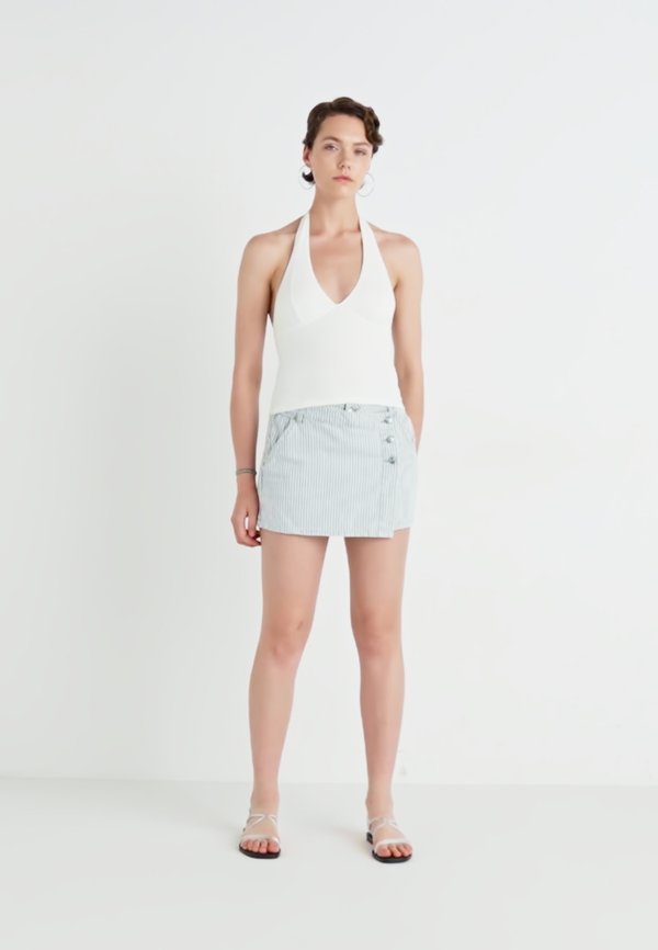 STILL HERE HALTER  - Top - ivory3