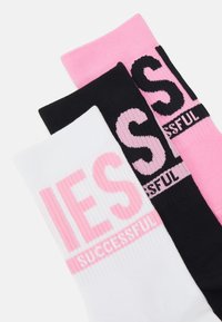 Diesel SKM-RAY-THREEPACK 3 PACK - Calze - white