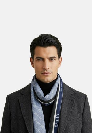 Guess, SCIARPA UOMO MILANO SCARF JACQUARD 80X180 BLUE - Bufanda - azzurro