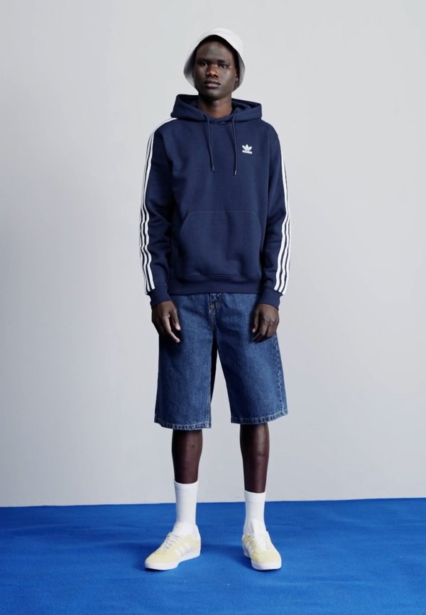 ADICOLOR CLASSICS 3-STRIPES - Hoodie - night indigo2