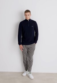 GANT HALFZIP - Trui - evening blue