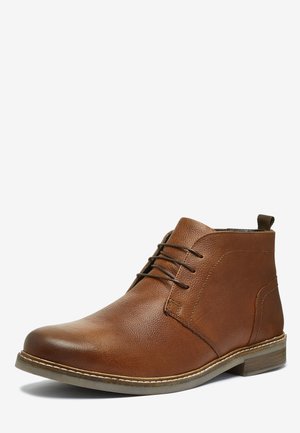 WAXY FINISH - Nauhalliset nilkkurit - tan